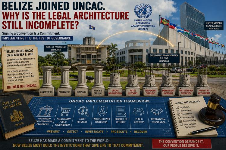 Belize Joined UNCAC.Image