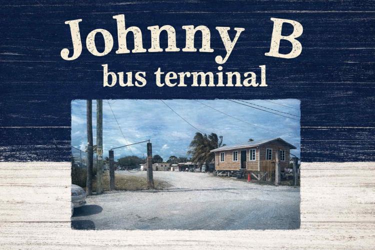 Orange Walk Bus Terminal dedicated to Johnny B