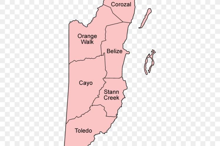 The Map of Belize