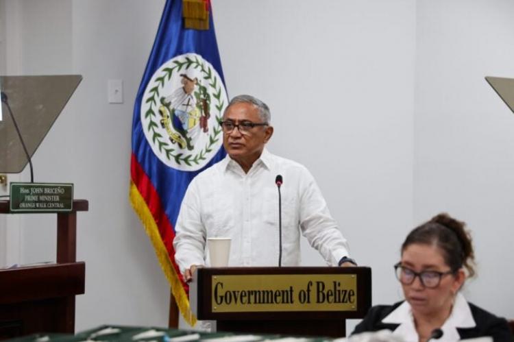 Belize's Prime Minister, John Briceño
