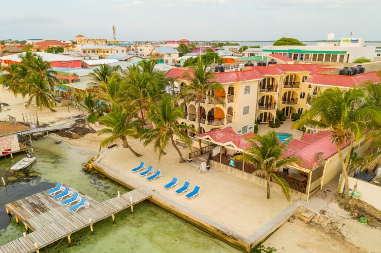An over-view of San Pedro, Ambergris Caye, Belize