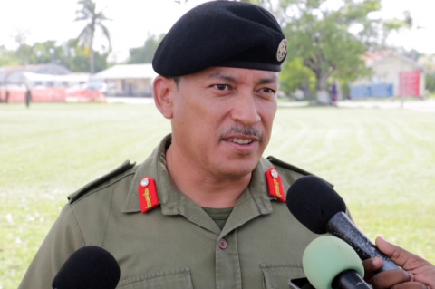 Commandant Belize Defence Force, General Azriel Loria