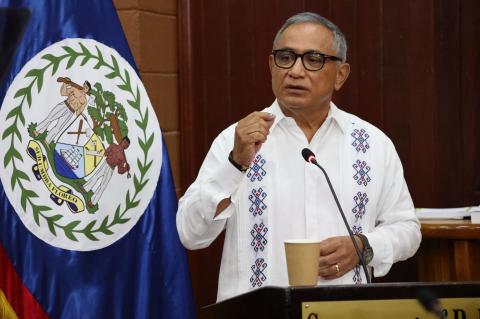 Belize’s Prime Minister John Briceño