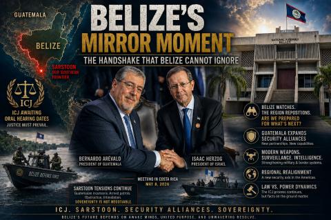 THE HANDSHAKE THAT BELIZE CANNOT IGNORE.Image