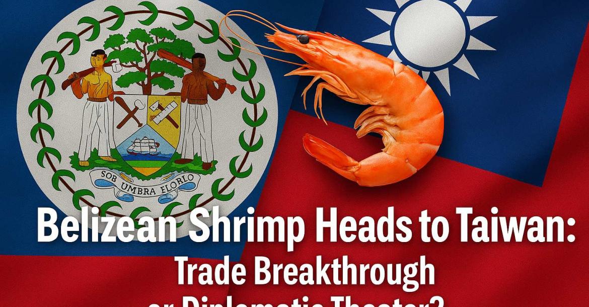 Belizean Shrimp Heads to Taiwan