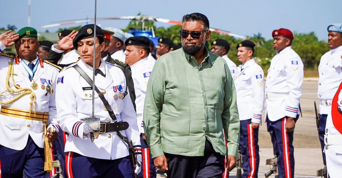 STATE VISIT of GUYANA'S Mohamed Irfaan Ali to Belize