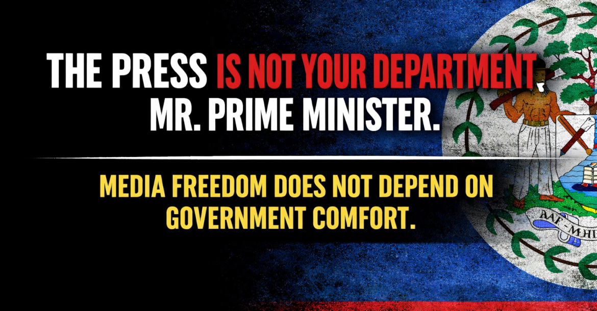 The Press Response. Headline Graphic