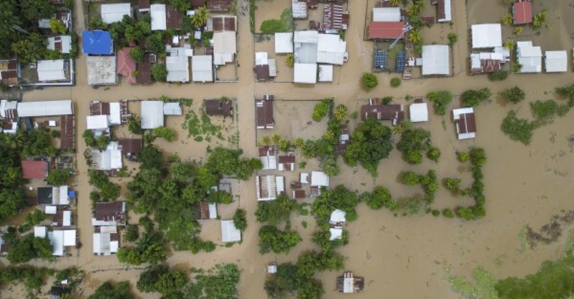 Tropical Storm Sara's Flooding before Landfall in Western Belize