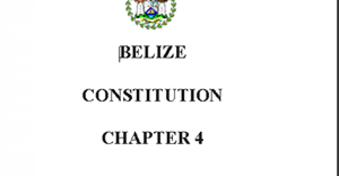 Image of the Belize Constitution