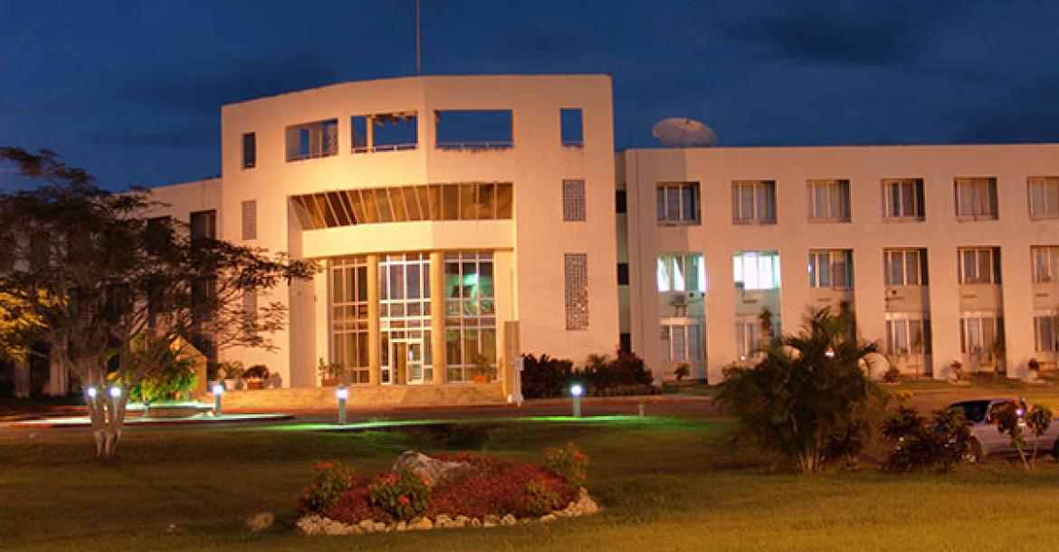 The Government of Belize Administrative Building in Belmopan