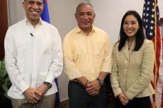 Prime Minister Hon. John Briceño signed on behalf of the Government of Belize and Jonathan Brooks, Deputy Vice President of Europe, Asia, Pacific, and Latin America, signed for MCC. U.S. Ambassador Michelle Kwan