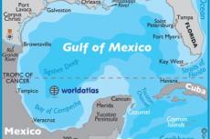 The Golf of Mexico, known globally since the year 1600