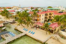 An over-view of San Pedro, Ambergris Caye, Belize