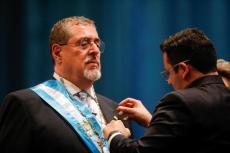 Bernardo Arevalo, Being Sworn in as New President of Guatemala